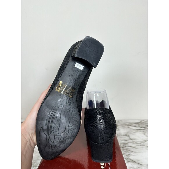 BeautiFeel Meryl Cap Toe Suede + Leather High Heels Pumps NEW Black Size EU41 - Picture 11 of 12